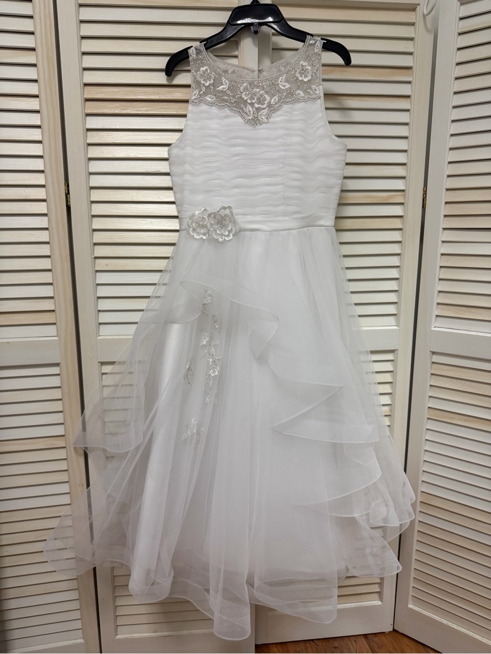 Joan Calabrese White Girls Dress *NWT*